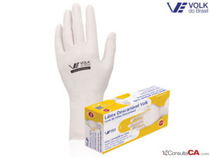 LUVA PROCEDIMENTO LÁTEX C/100 VOLK