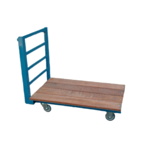CARRINHO PLATAFORMA ASSOALHO DE MADEIRA