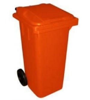 LIXEIRA COM RODAS 120 LITROS