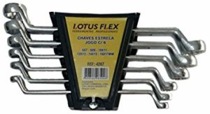 CHAVE ESTRELA ( COM 6 PEÇAS) LOTUS