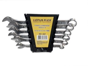 CHAVE COMBINADA COM 6 PEÇAS LOTUS